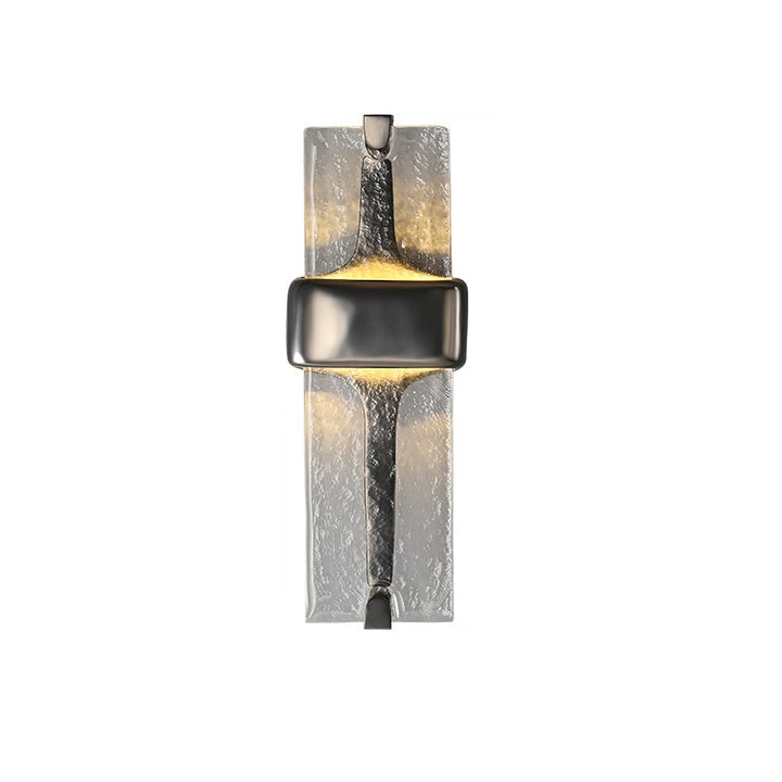 Wavy Glass Torch LED Wall Sconce