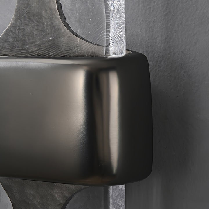 Wavy Glass Torch LED Wall Sconce