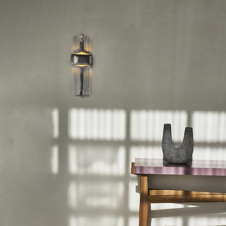 Wavy Glass Torch LED Wall Sconce