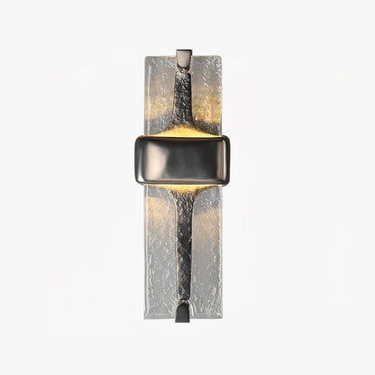 Wavy Glass Torch LED Wall Sconce