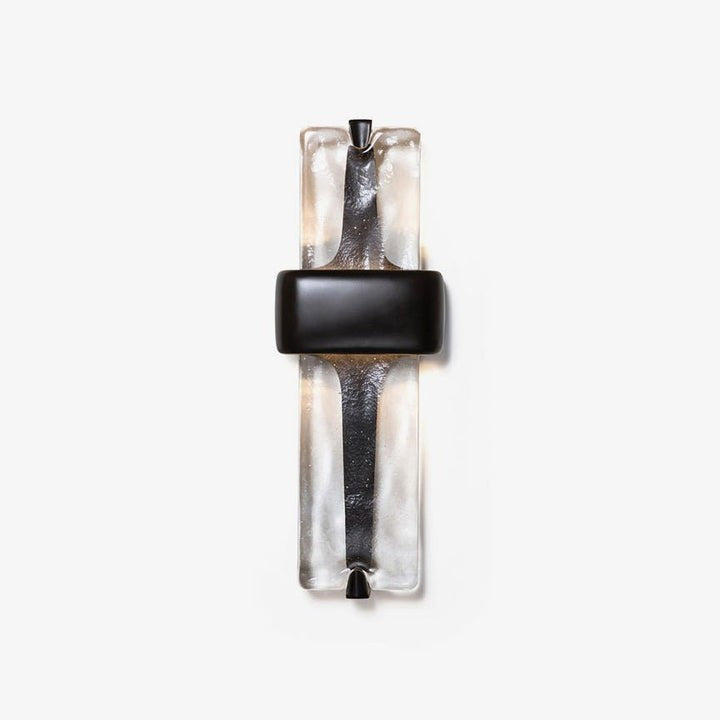 Wavy Glass Torch LED Wall Sconce
