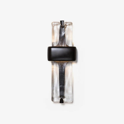 Wavy Glass Torch LED Wall Sconce