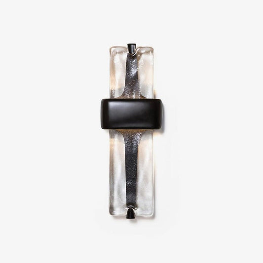 Wavy Glass Torch LED Wall Sconce