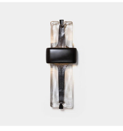Wavy Glass Torch LED Wall Sconce
