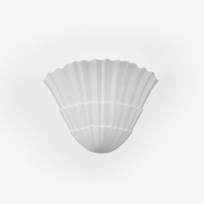 White Fan-Shaped LED Wall Sconce